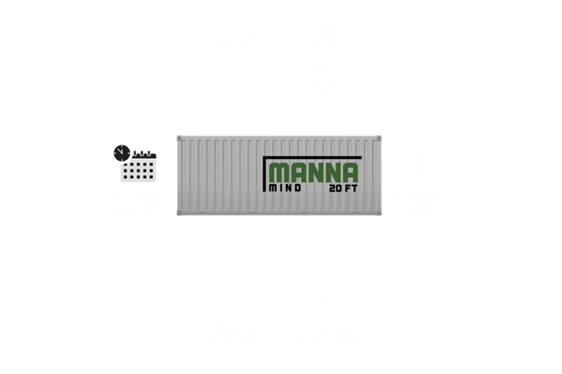 Manna Insect: rearing black soldier fly larvae in climatized 20ft containers